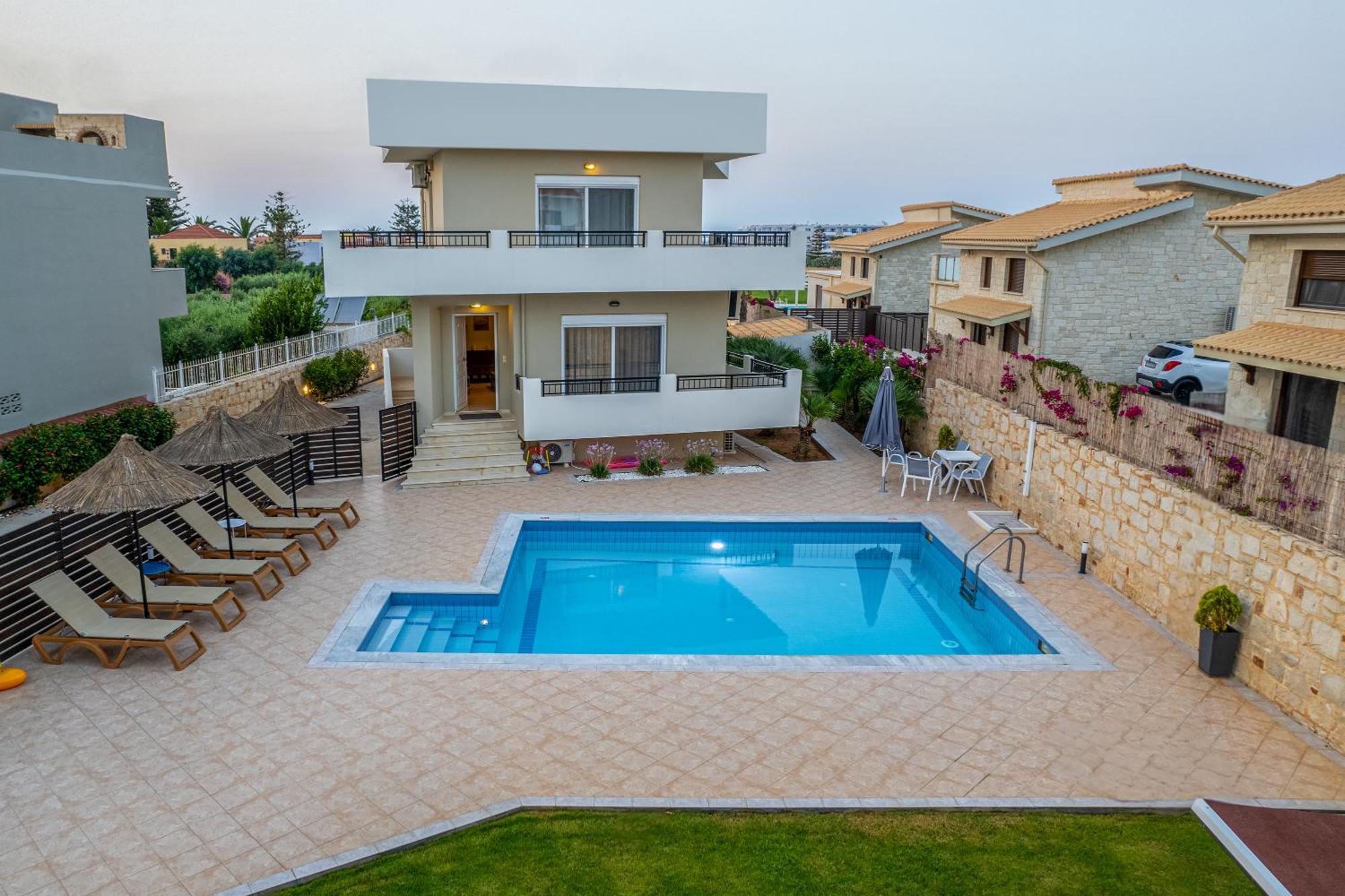 Villa Sophia-Villa Elpis Hersonissos  Bagian luar foto