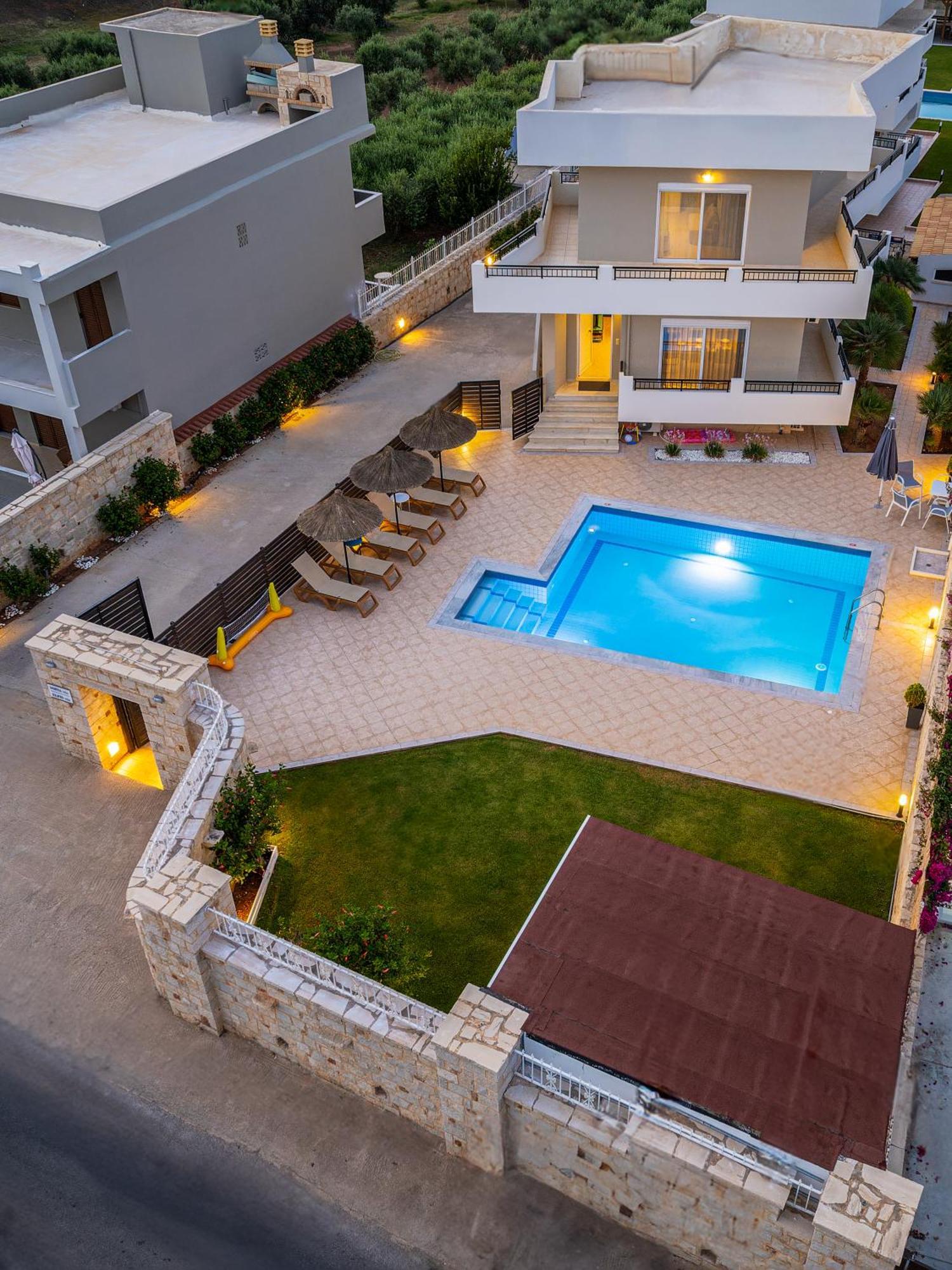 Villa Sophia-Villa Elpis Hersonissos  Bagian luar foto